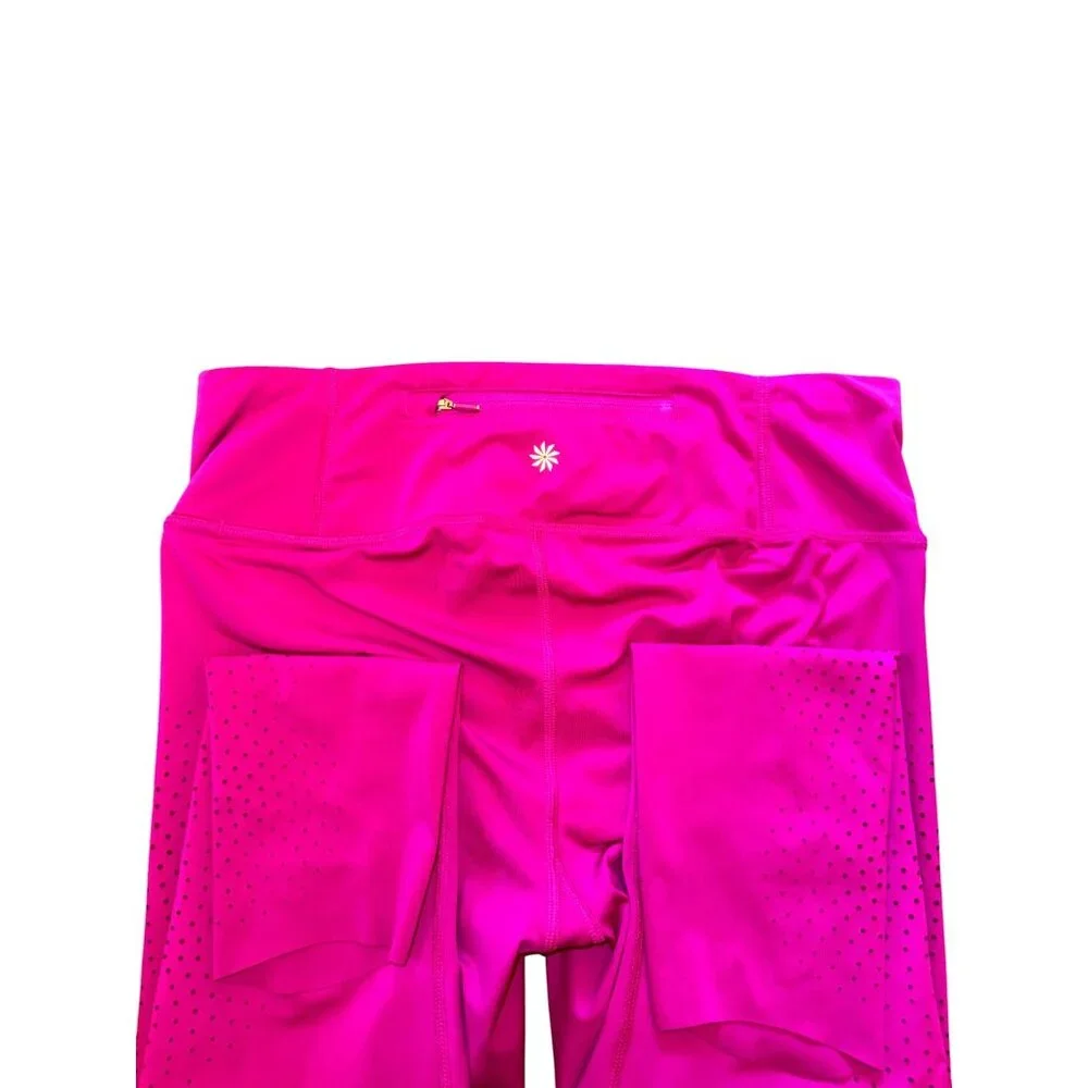 Athleta Womens Pink Leggings S Athleisure Wear - Picture 9 of 9